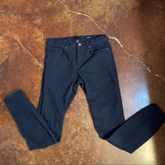 Ladies H&M Skinny Fit Navy Jeans - Picture 1 of 5